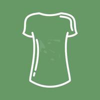 ícone de vetor de camisa feminina