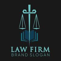 lei empresa ou legal advogado logotipo vetor