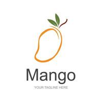 manga logotipo, fruta Projeto simples minimalista estilo, fruta suco vetor, ícone símbolo ilustração vetor