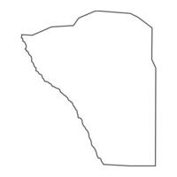 Jonglei Estado mapa, administrativo divisão do sul Sudão. vetor ilustração.