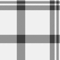 página xadrez Verifica vetor, fino têxtil tecido desatado. propaganda padronizar tartan fundo textura dentro branco e cinzento cores. vetor