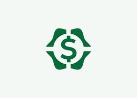 minimalista dólar moeda logotipo Projeto vetor modelo. moeda para o negócio finança vetor. finança moeda moeda