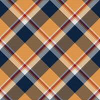 sem costura padrão de xadrez tartan escocês. fundo repetível com textura de tecido de seleção. impressão têxtil listrada de pano de fundo vetorial. vetor