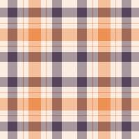 criatividade tartan vetor textura, Prêmio xadrez desatado verificar. disposição fundo padronizar tecido têxtil dentro laranja e pastel cores.