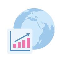 global progresso, global economia crescimento vetor projeto, acima para Prêmio usar