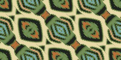 barroco padronizar desatado bandana impressão seda motivo bordado, ikat bordado vetor Projeto para impressão australiano cortina padronizar geométrico travesseiro modelo kurti Mughal flores