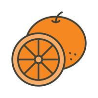 orgânico fruta, ter uma Veja às isto belas projetado ícone do laranjas vetor