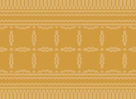 Cruz ponto bordado. étnico padrões. nativo estilo. tradicional Projeto para textura, têxtil, tecido, roupas, malhas, imprimir. geométrico pixel horizontal desatado vetor. vetor