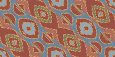 africano ikat paisley bordado. geométrico étnico oriental desatado padronizar tradicional fundo. asteca estilo abstrato vetor ilustração. Projeto para textura, tecido, roupas, invólucro, tapete.