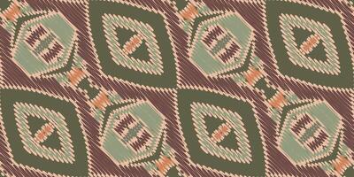 africano ikat paisley bordado. geométrico étnico oriental desatado padronizar tradicional fundo. asteca estilo abstrato vetor ilustração. Projeto para textura, tecido, roupas, invólucro, tapete.