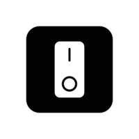 interruptor botão ícone vetor Projeto modelo dentro branco fundo