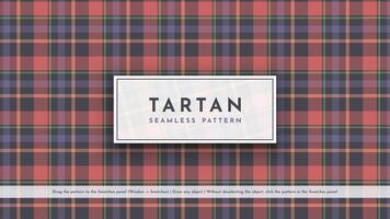 desatado tartan padronizar. tradicional escocês textura. elegante tecido. têxtil fundo vetor