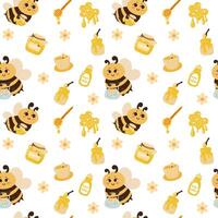 querida abelha desenho animado padronizar desatado vetor