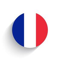 nacional bandeira do França ícone vetor ilustração isolado em branco fundo.