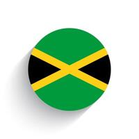 nacional bandeira do Jamaica ícone vetor ilustração isolado em branco fundo.