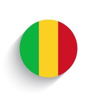 nacional bandeira do mali ícone vetor ilustração isolado em branco fundo.