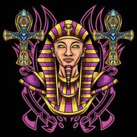 vetor ilustração do antigo faraó