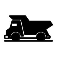 a ícone Projeto do lixo caminhão, editável vetor