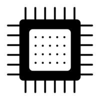 um vetor de design perfeito de microchip