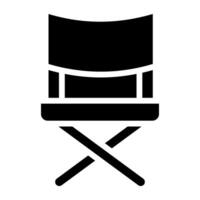 localização sólido projeto, ícone do cadeira vetor