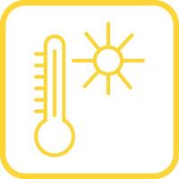 ícone de vetor de temperatura