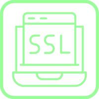 ícone de vetor ssl