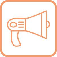 ícone de vetor de alto-falante de anúncio