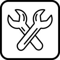 ícone de chave inglesa vetor