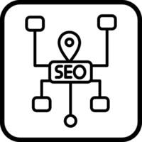 seo estrutura vetor ícone