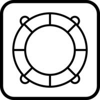 ícone de vetor de tubo salva-vidas