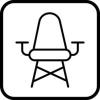 elegante ícone de vetor de cadeira