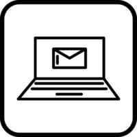 ícone de vetor de e-mails