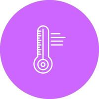 ícone de vetor de temperatura