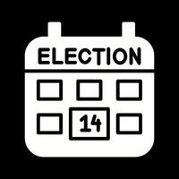 ícone do vetor do dia da eleição