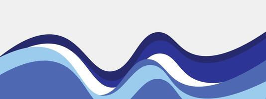abstrato azul gradiente bandeira modelo com dinâmico fundo curva formas. moderno céu azul o negócio webinar horizontal bandeira Projeto para rede, pano de fundo, folheto, local na rede Internet, aterrissagem página, apresentação vetor