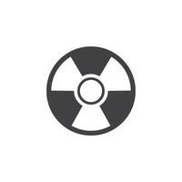 nuclear ícone vetor Projeto modelo
