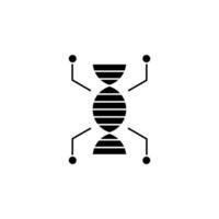 biotecnologia conceito linha ícone. simples elemento ilustração. biotecnologia conceito esboço símbolo Projeto. vetor