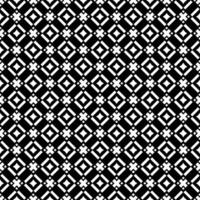 padrão abstrato sem emenda preto e branco. fundo e pano de fundo. design ornamental em tons de cinza. vetor