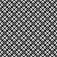 padrão abstrato sem emenda preto e branco. fundo e pano de fundo. design ornamental em tons de cinza. vetor