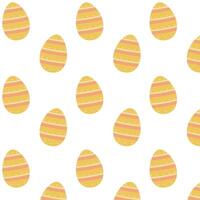 Páscoa ovos desatado padrão, Páscoa símbolo, simples padronizar vetor