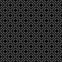 padrão abstrato sem emenda preto e branco. fundo e pano de fundo. design ornamental em tons de cinza. vetor