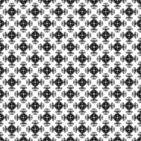 padrão abstrato sem emenda preto e branco. fundo e pano de fundo. design ornamental em tons de cinza. vetor