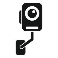 segurança ao ar livre Câmera ícone simples vetor. Acesso gesto vetor