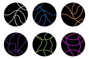 basquetebol ícone Esportes passatempo e Atividades. vetor