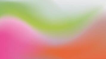 colorida abstrato borrado gradiente fundo com rosa, laranja e verde cor. vetor ilustração.