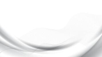 abstrato branco e cinzento cor, moderno Projeto listras fundo com ondulado padronizar. vetor ilustração.