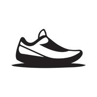 vetor simples de ícone de tênis de atleta. sapato esporte
