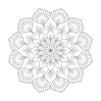 enigmático floral criatividade mandala coloração livro página para kdp livro interior vetor