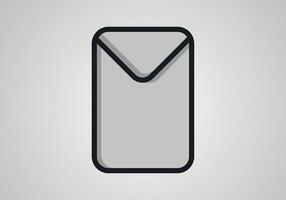 enviar envelope ícone dentro plano estilo. receber o email carta Spam vetor ilustração em branco fundo. enviar comunicação o negócio conceito.
