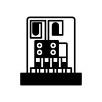 micro controlo remoto sensor ícone dentro vetor. logótipo vetor